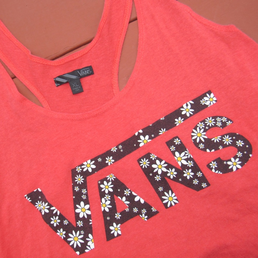 Floral Vans Tank Top